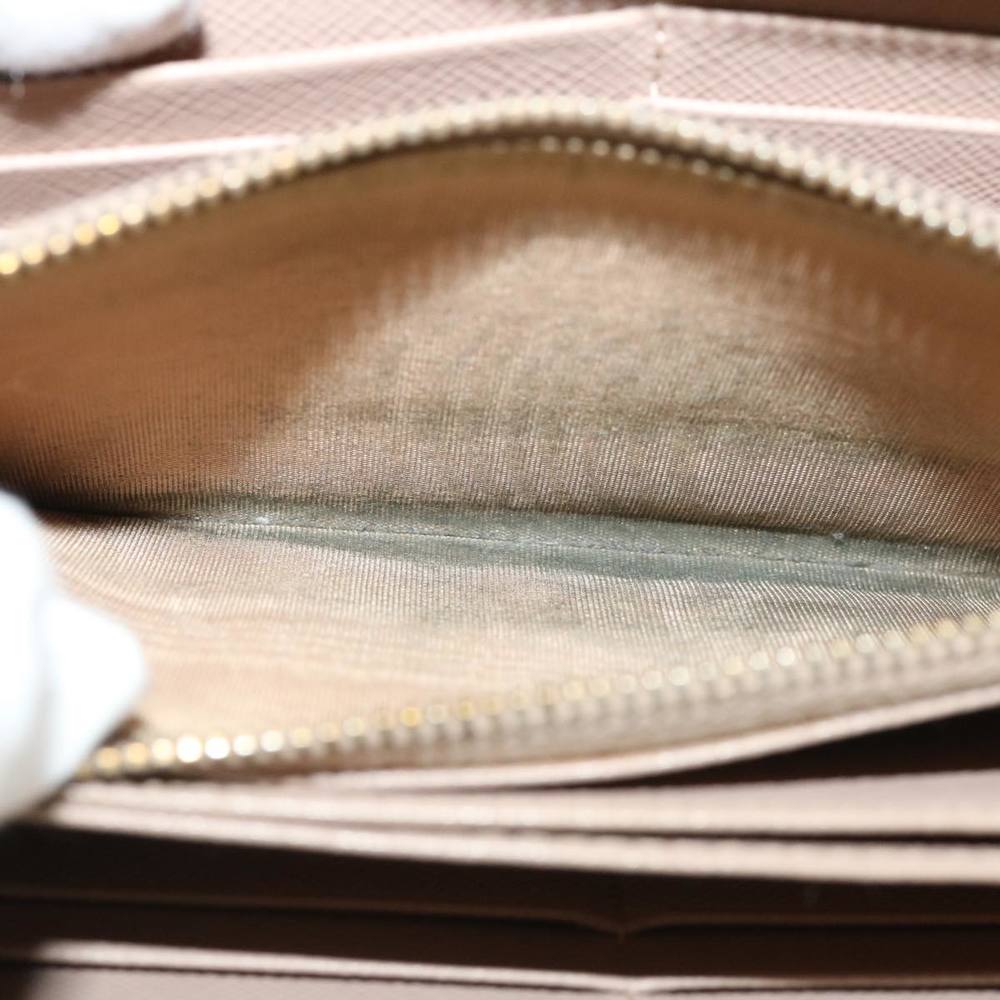 PRADA Long Wallet Safiano Leather Pink Auth 35586 - Picture 10 of 10